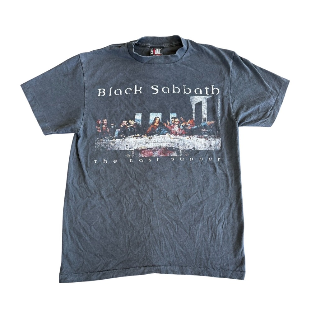 Black Sabbath The Last Supper Tour 1992 T-Shirt Single Stitch SZ L REPRINT
